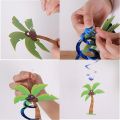 Dinosaur PVC Foil Hanging Swirls Dinosaur Birthday Party Decorations kids Favors Jurassic Dino Ceiling Hanging Garlands Supplies. 