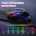 New RGB Gaming Mouse | 7 Light Breathing | USB Wired Gaming RGB Mouse 7 Color Lights For PC & Laptop. 