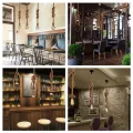 Rope Ceiling Hanging Lamp Base E27 1 meter 220V Kitchen Loft Industrial Retro Hanging Edison Decor Pendant Light BULB NOT INCLUDED. 