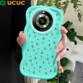 UCUC for Realme 11 Pro 5G 11 Pro Plus 5G Narzo 60 Pro 5G Back Cover Little Red Cherry Creative Candy Color Wave Silicon Phone Protective Case. 