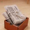 Miniature Newspaper Ornaments Scene Photo Prop 1/12 Dollhouse Newspaper for Household Bedroom. 