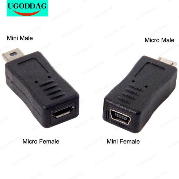 【NEW】 Mini USB To Micro USB Adapter Mini USB Female To Micro USB Male Convert USB Type B Micro To USB Type B Mini - Cable Connector