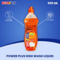 Dishwasher Liquid - Dish Washer Liquid - Dishwashing Liquid - Power Plus Dish wash Cleaner Orange 500ml Pack of 3. 