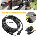 High Pressure Hose for Karcher K2 Classic K1 Pressure Washers etc - with Machine end M22 14mm Threaded n Gu.n end New Click type - Select 3m or 5m. 
