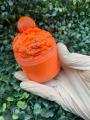 Orange soda slime for kids slushy texture slime with the charm. 