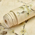 3D American Retro Non-woven Self-adhesive Wallpaper Rustic Vine Flower Wall Papers Thickening Peel and Stick Wall Stickers. 