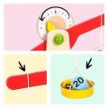 Preschool Wooden Balancing Toy Learn Counting Math Weighing Scale Game for Kids 3+. 