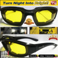 Wiley X Night Vision Glasses - HD Anti Glare Night Vision Driving Glasses - Car Driving Glasses Night Vision Glasses Protective Gears Sunglasses - Night Vision Drivers Goggles - Yellow. 