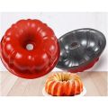 9 inch Heavy Duty Stainless Carbon Steel Non-stick Flucent Tube Donut Shape Cake Baking Mold Pan. 