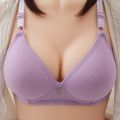 Non Wired Brazier for Women Plain Foam Padded Lifting Bras for Girls with Adjustable Straps and Back Closure for B and C Cups. 