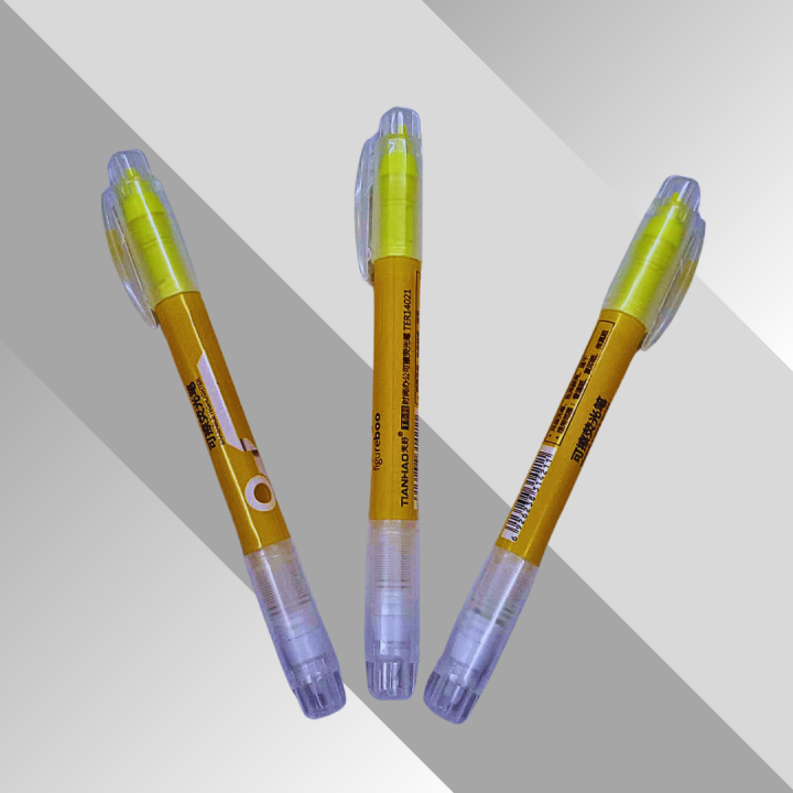 Double Sided Erasable Highlighters Pastel Markers Dual Tip Fluorescent Multi-color Highlighter + remover Highlighter + remover Pen for Art Drawing Doodling Marking School Office Stationery | Buy2Enjoy