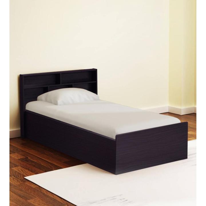 Ghania Single Head Storage Bed - Without Mattress