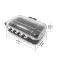 Earphone Waterproof Case Drop Resistance Protective Box Case Portable IEM In-Ear Monitor Case Box. 