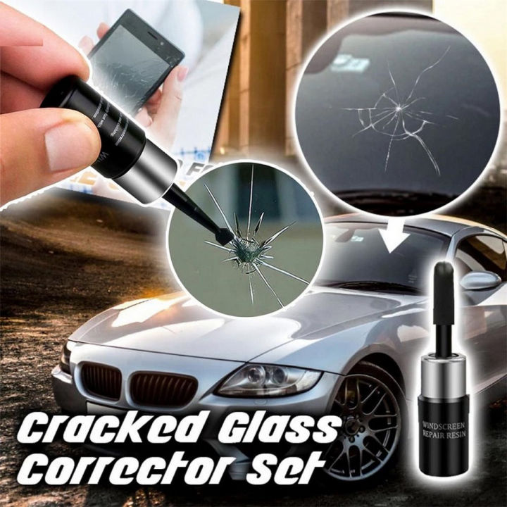Automotive Glass Crack Nano Repair Fluid Kit