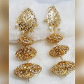 stylish  gold plated norathan jumkiya  fashion design. 