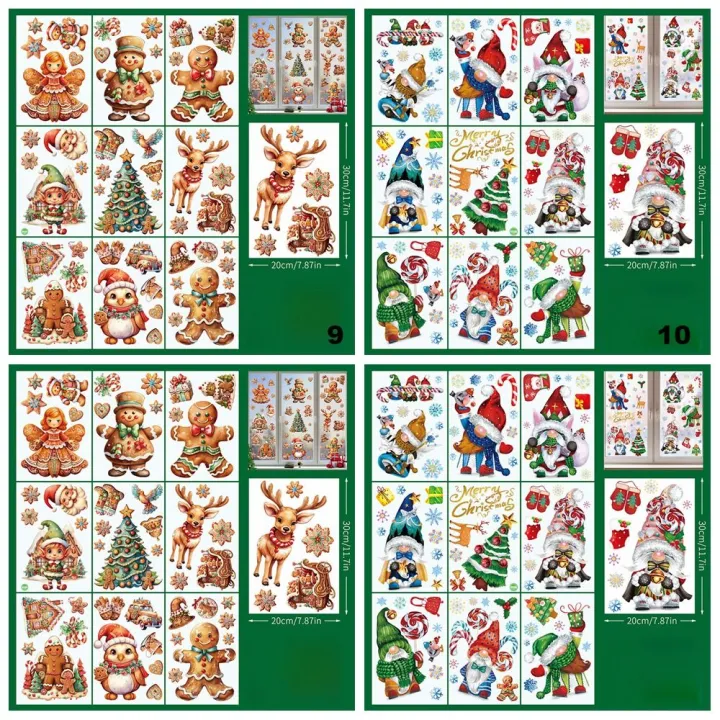 Santa%20Clause%20Christmas%20Static%20Stickers%20Gift%20Snowman%20Gnome%20Xmas%20Tree%20Window%20Decals%20Party%20Supplies%20Festival%20Ornament%20Snowflake%20Sticker%20Christmas%20-%20Image%202