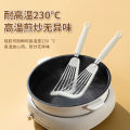 Stainless Steel Fried Fish Shovel Handle Steak Spatula Fan-Shaped Butterfly Slotted Turner High Temperature Resistant Non-Stick Pan Hollow Shovel. 