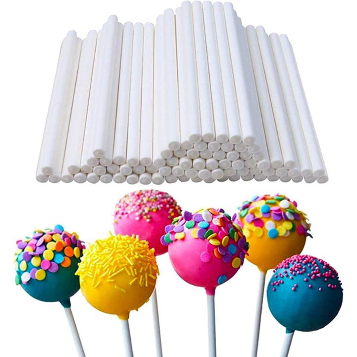 Lollipops and Cake Pop Sticks 15 cm Pack of 50 Pcs