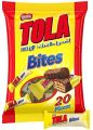 Tola Milk Chocolate and Caramel Wafer 310 gram Pouch (20 Mini Bars of 15.5 gram) (Made in Saudia Arabia). 