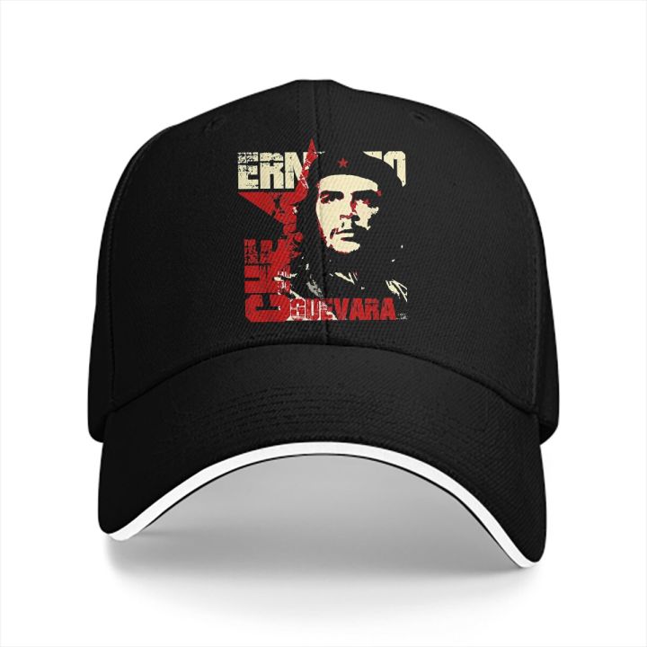Ernesto Cuban Revolution Marxist Baseball Caps Peaked Cap Che Guevara Sun Shade Hats for Men Women