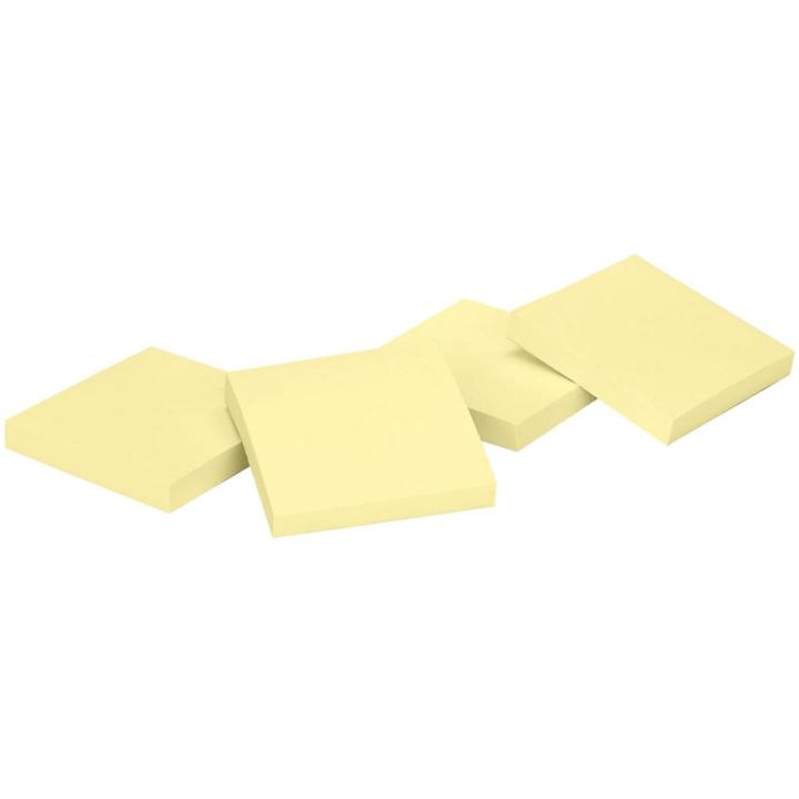 STICKY NOTES YELLOW COLOURED 76MM X 76MM (3X3 INCH) 100 SHEETS PER PAD,( 6 PADS PER PACK)
