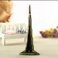 Burj Khalifa Model Antique Famous Monuments Statue Model Figurine Burj Khalifa Decoration. 