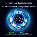 KOKKO S9 Magnetic Mobile Phone Game Cooler Portable Phone Semiconductor Radiator Fast Cooling Phone Cooler Mobile Gaming Video Streaming Phone Fan Portable Quieter Cooling Fan. 