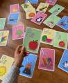 Learning and Educational Big Size Flash Cards with Tracing and for Kids. 