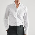 FITTED Crisp White Shirt for Men (Modern Fit). 