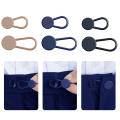 Button Extenders Adjustable Jeans Waistband Free Sewing Plastic Resin Waistband Extenders Pants Button. 