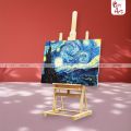Gifts Art Starry Night UV Oil Canvas Painting with Framed Design | Wall Art for Home Decor in Different Sizes. 