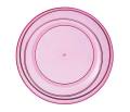 Pink Plastic Summer Plate - Premier Home -SKU 1206232. 
