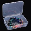 Transparent Jewelry Storage Boxes Rectangle Plastic Case Necklace Earrings Rings Container Box Jewelry Organizer. 