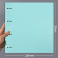 2024 A4 File Folders Display Book 4 Hole Binder Folders Morandi Color Waterproof Document Ring Binder Folder NEW Myhappinessisyou. 