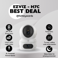Ezviz by Hikvision H7C 4MP+4MP Dual Lens Wireless Wi-Fi IP Camera Indoor Pan/Tilt 2K+ Security CCTV Camera | Loud Noise Detection | Human Shape Detection | Color Night Vision | Two-Way Talk | Co-Detection Auto-Tracking | Supports Up to 512GB Storage. 