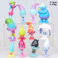 12 Style Trolls trolls Princess Blanche Troll Ugly Doll Cake Decorative Ornaments. 
