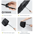 PRENDS Auto Open and Close Folding Umbrella 10 Ribs Windproof Umbrellas for Rain and Sunlight Compact Size Portable Three Steps Folding Umbrella. 
