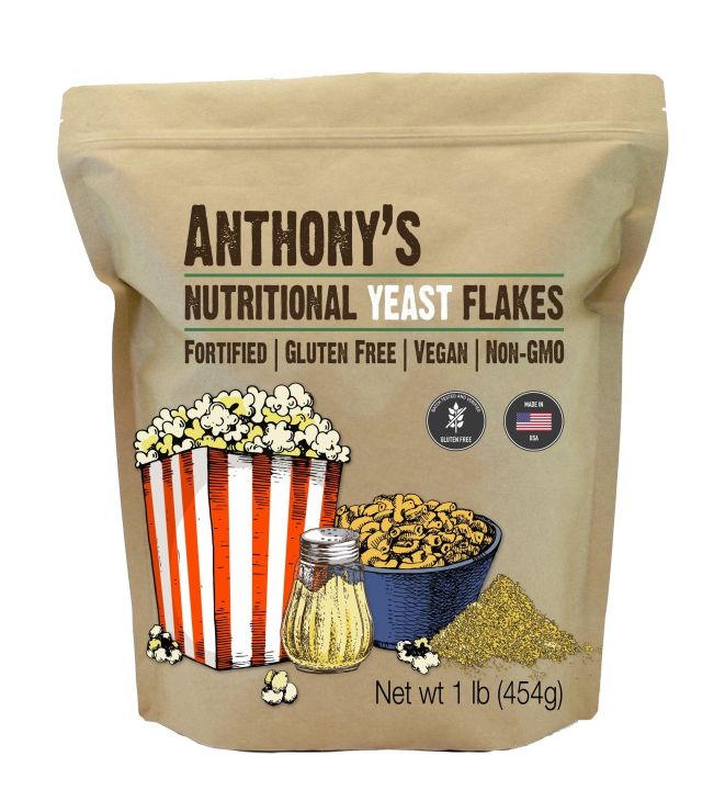 Nutritional Yeast Flakes: Vegan Friendly & Non-GMO