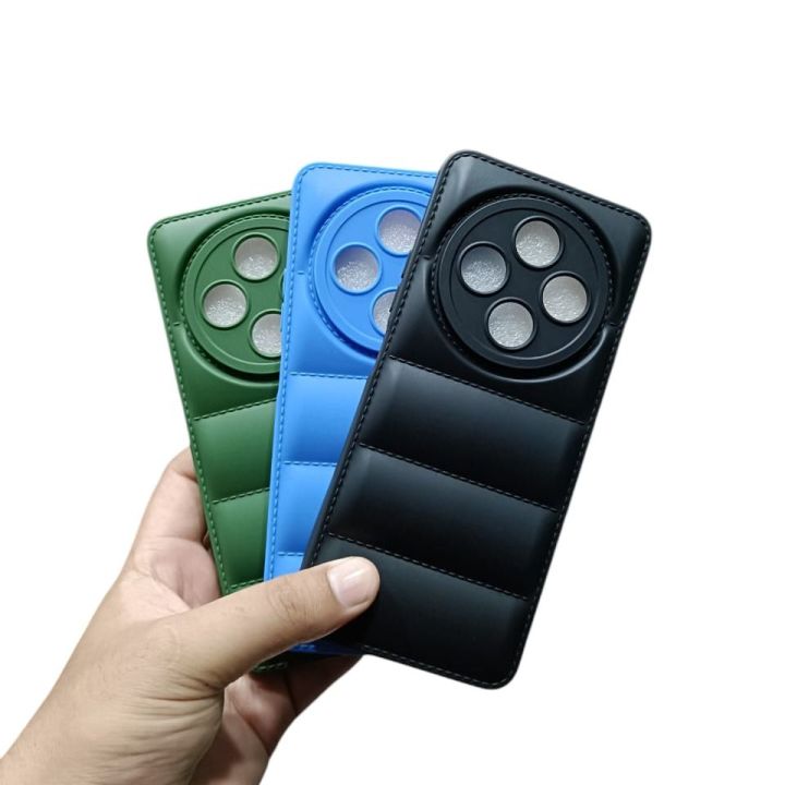 Redmi 14C / Poco C75 Back Cover Soft Matt Bubble Design Puffer Down Jacket Camera Protection Phone Case Redmi 14C