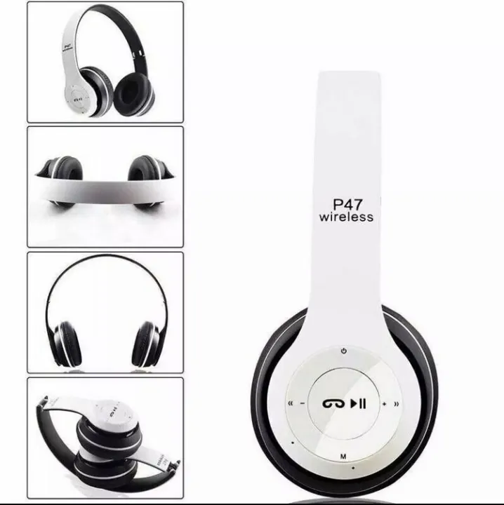 P47%20Wireless%20Bluetooth%205.0%20Foldable%20On%20Ear%20Headphones%20with%20Mic%20and%20Noise%20Isolation%20-%20Image%207