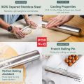 304 Stainless Steel Chopping Board with Lip |Large Cutting Board | Rust-Proof, Dishwasher Safe | Heavy Duty for Meat, Vegetables, Pastry | Durable. 