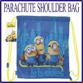 ● despicable me 2 parachute shoulder bag KIDS School Bag  ideal for playing and study kids favorite cartoon. 