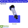 UV Mechanic Blue Color UV Curable Solder Past 10cc for BGA Circuit Βoard Soldering Protect Past  by Electrica. 