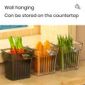 Onion Storage Basket Transparent Punch Free Onion Garlic Food Storage Basket. 