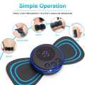 Electric Massager Display EMS Neck Massage Electric Massager Cervical Neck Back Patch 8 Mode Pulse Muscle Stimulator Portable Relief Pain. 