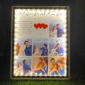 LED Magic Frame Customizable LED Photo Frame Birthday and Couple Gift. 
