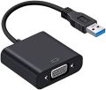 USB 3.0 to VGA Adapter, USB to VGA Multi-Display Video Adapter Converter External Video Graphic Card Multi Monitor Display Compatible with Windows 10/8.1/8/7/XP. 