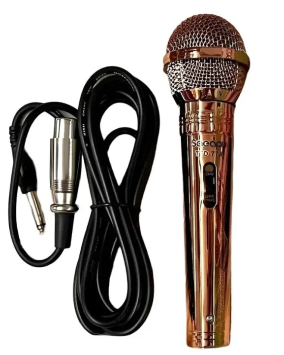 Professional%20Dynamic%20Condenser%20Microphone%20Saeapu%20TTD%2077A%20Wired%20Vocal%20Karaoke%20Mic%20Metal%20Body%20Mesh%20For%20Home%20Use%20Audio%20Recording%20With%203%20Meter%20Cable%20Clear%20Sound%20Speech%20Podcast%20Studio%20PA%20System%20Compatible%20Amplifier%20Speaker%20Durable%20Performance%20Voice%20Quality%20Pro%20-%20Image%203