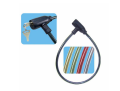 Cycle Lock Anti Theft 8x640mm Cable Anti-Theft Bike Bicycle Scooter Safety Lock With 2 Key. 
