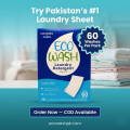 Eco Wash Laundry Detergent Sheets – Eco-Friendly Washing Machine Cleaner – Better than Liquid & Powder – Baby Safe, Travel Friendly & Deep Cleaning (Pack of 7 / 14 / 30). 
